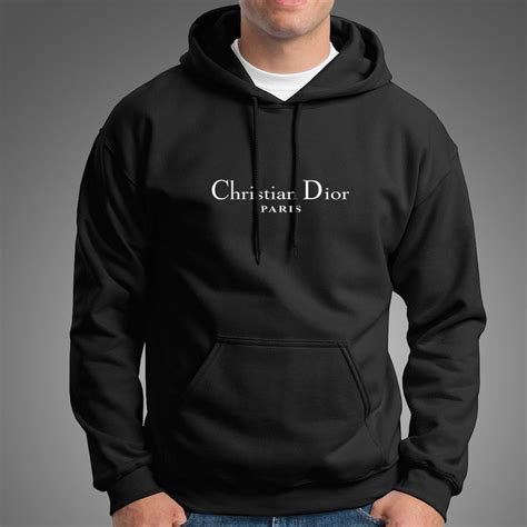 black christian dior hoodie|black and white Dior hoodie.